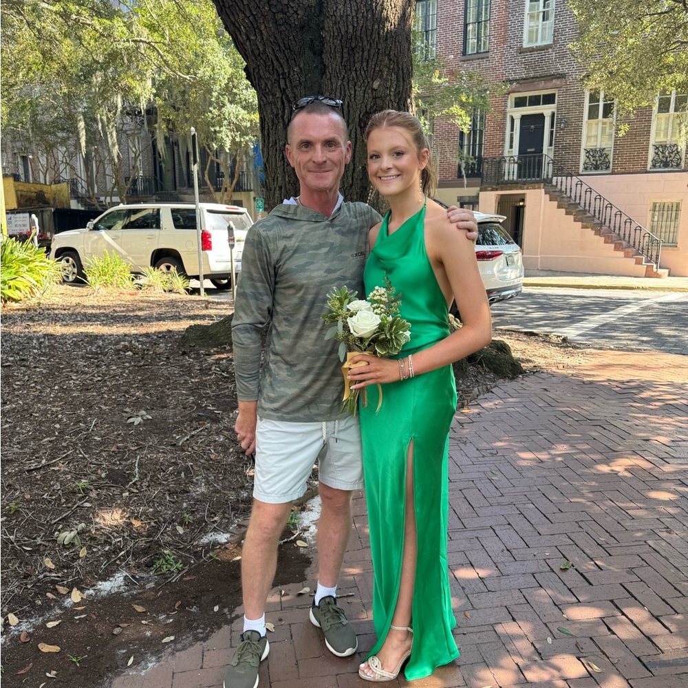 Amanda Uprichard Green Backless Dress - Picture 2 of 2